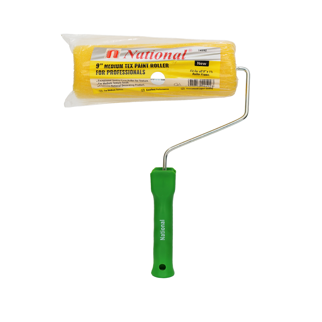 9" Medium Tex Roller with Handle