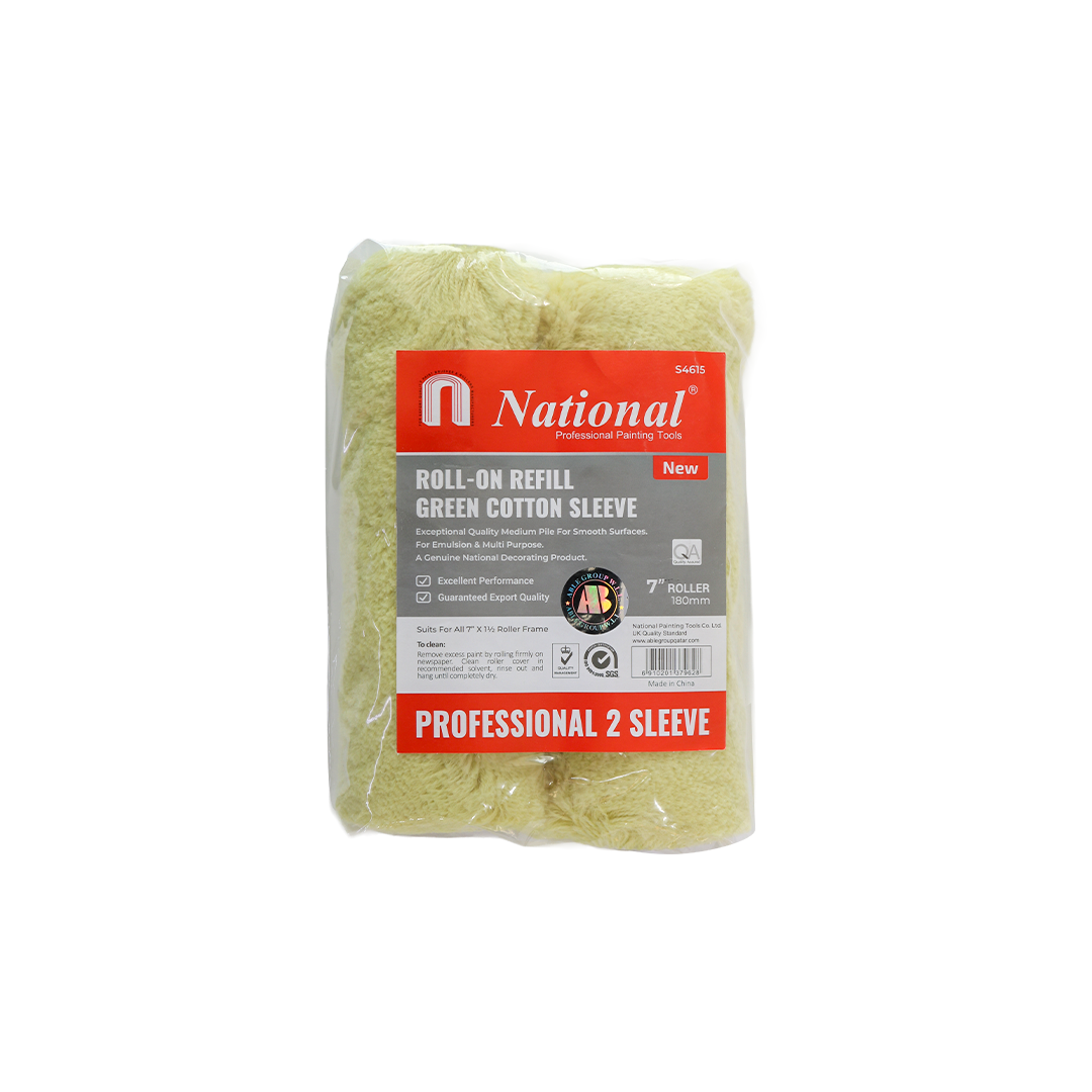 7” Green Cotton Sleeves