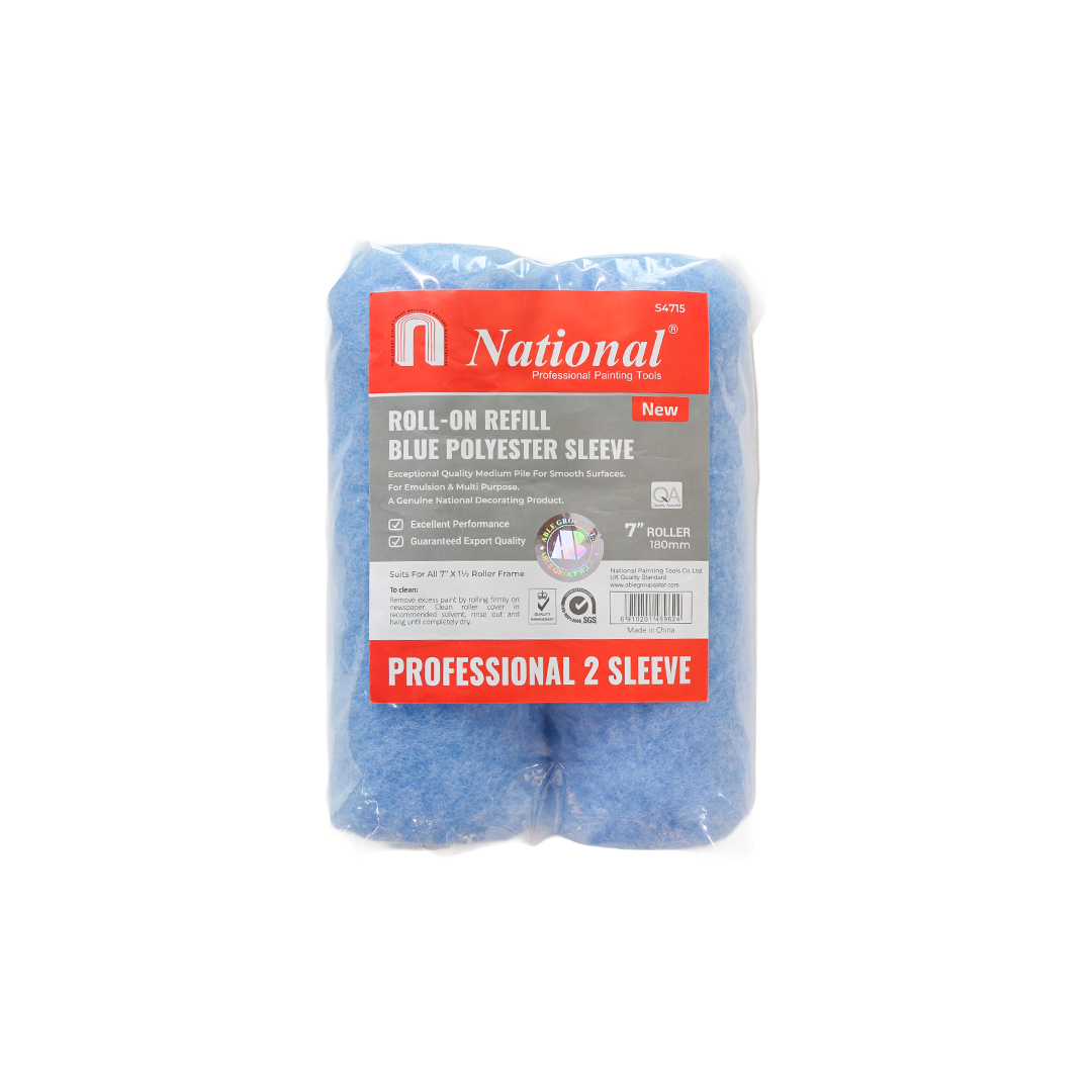 7" Blue Polyester Sleeves