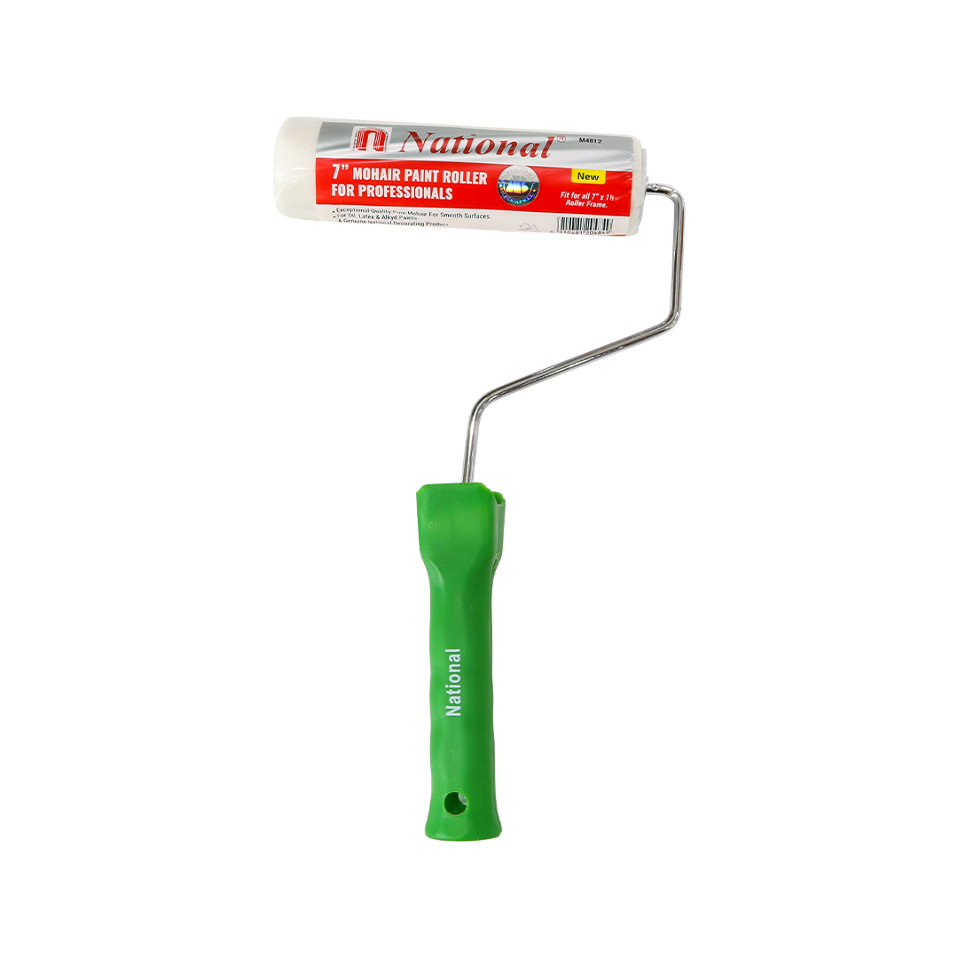 7" Short Pile Mohair Roller with Handle