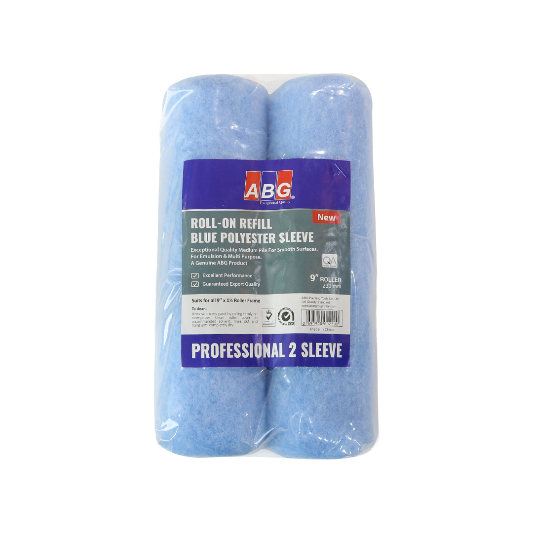 9" Blue Polyester Sleeves