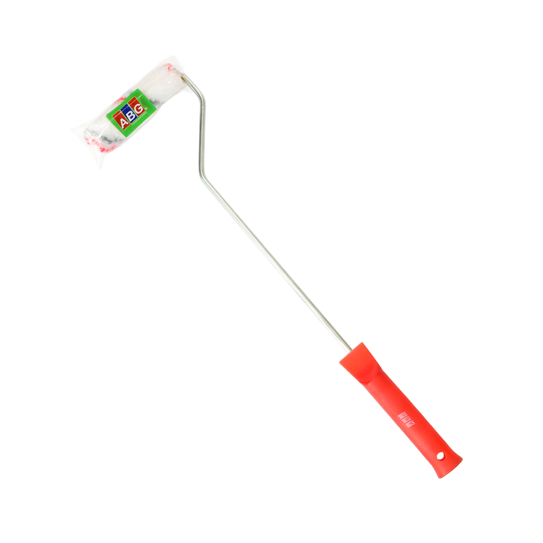 4” Radiator Roller with Handle Red/Grey