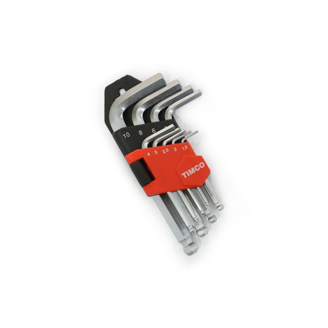 9 Pcs Hex Key Set Short